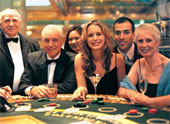 Blackjack Players in a Casino