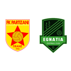 Partizani Tirana x Egnatia Rrogozhinë Estatísticas Confronto