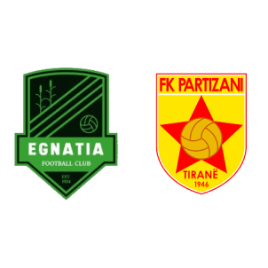 Egnatia - KF Partizani Tirana Head to Head Statistics Games